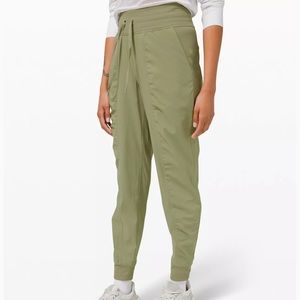 Lululemon Dance Studio Mid-Rise Joggers in Rosemary Green